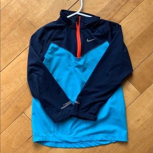 Boys Nike dry fit 3/4 zip